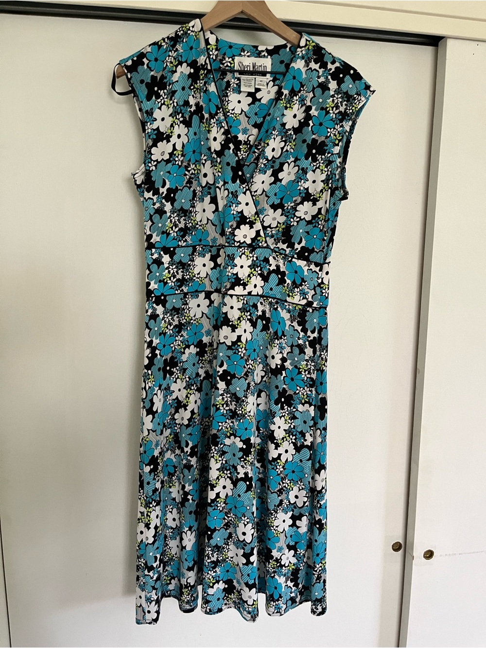 VTG Sheri Martin Floral Midi Dress